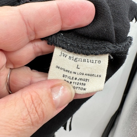 JW SIGNAUTRE L. ANGELES Black fringe STUD cowboy concert core woman jacket L - Picture 8 of 15